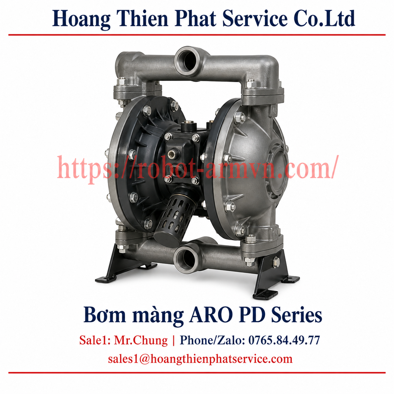 Bơm màng ARO PD Series: thông số cần đối chiếu