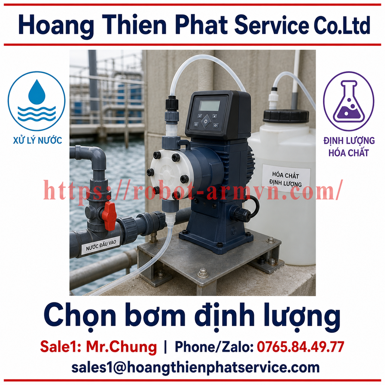 Cách chọn bơm định lượng cho xử lý nước và châm hóa chất