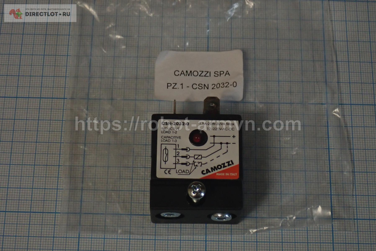 thiết bị công nghiệp Camozzi - ảnh minh họa có watermark robot-armvn.com