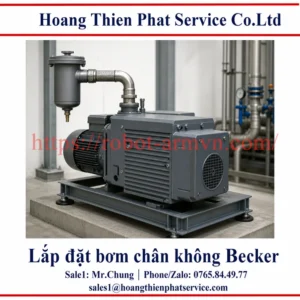 Lắp đặt bơm chân không Becker: vận hành và bảo trì