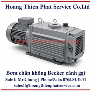 Bơm chân không Becker cánh gạt: cách chọn lưu lượng