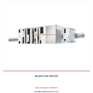 Nguồn dự phòng BLOCK CAP UPS 24V: bảng model và ứng dụng