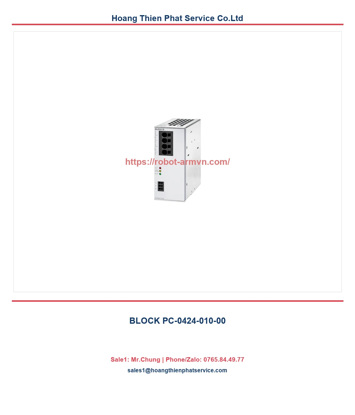 BLOCK PC-0424-010-00