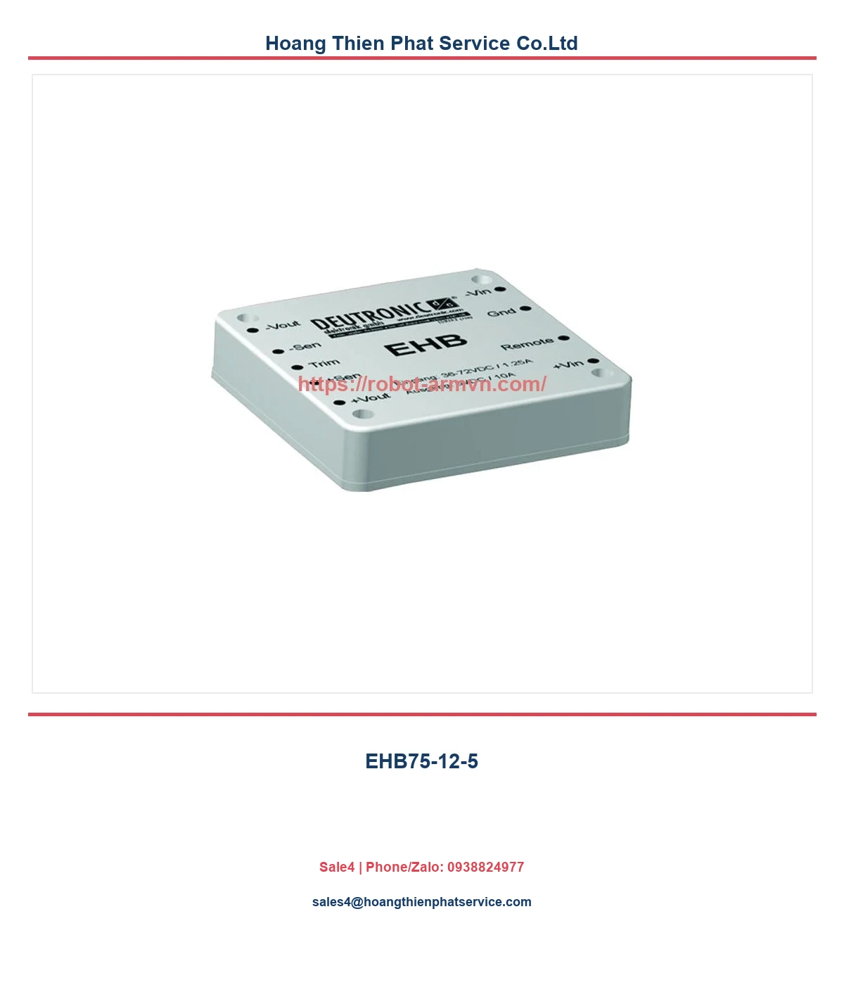 Deutronic EHB75-12-5