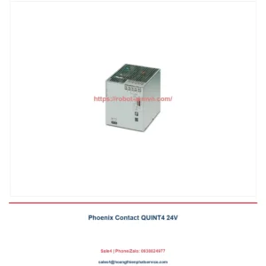 Nguồn Phoenix Contact QUINT4 24V: bảng model và ứng dụng