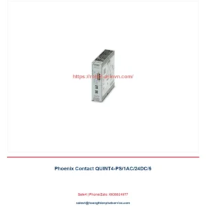 Phoenix Contact QUINT4-PS/1AC/24DC/5: thông số, ứng dụng và cách chọn