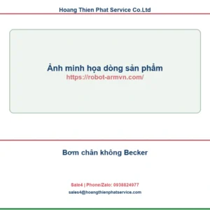 Bơm chân không Becker: bảng model, thông số và ứng dụng