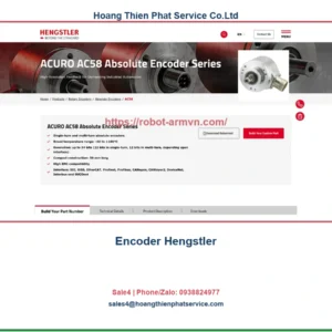 Encoder Hengstler: bảng model, thông số và ứng dụng
