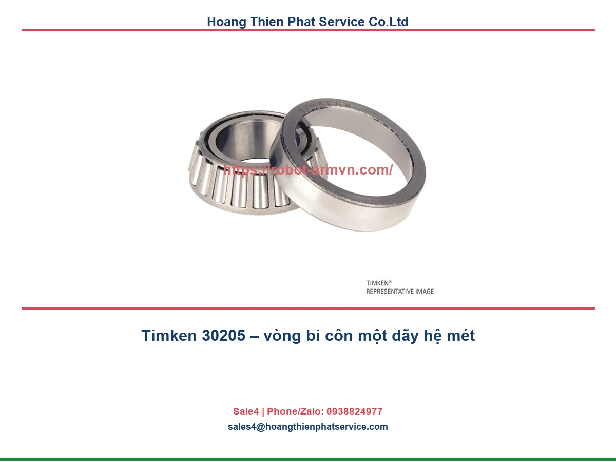 Timken 30205 – hình sản phẩm Timken
