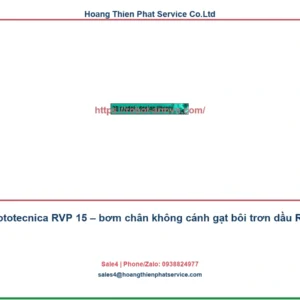 Vuototecnica RVP 15: thông số và ứng dụng
