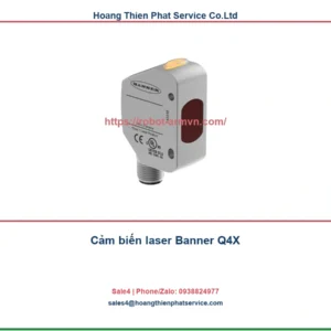 Cảm biến laser Banner Q4X: bảng model, thông số và ứng dụng