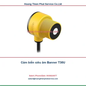 Cảm biến siêu âm Banner T30U: bảng model, thông số và ứng dụng