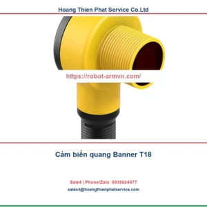 Cảm biến quang Banner T18: bảng model, thông số và ứng dụng