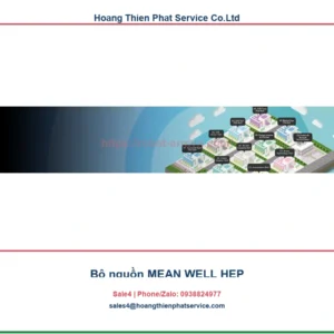 Bộ nguồn MEAN WELL HEP: bảng model, thông số và ứng dụng