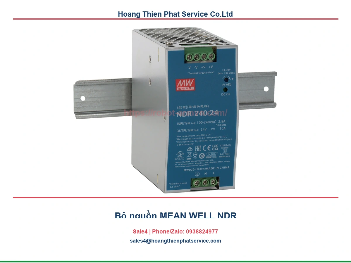 bộ nguồn MEAN WELL NDR