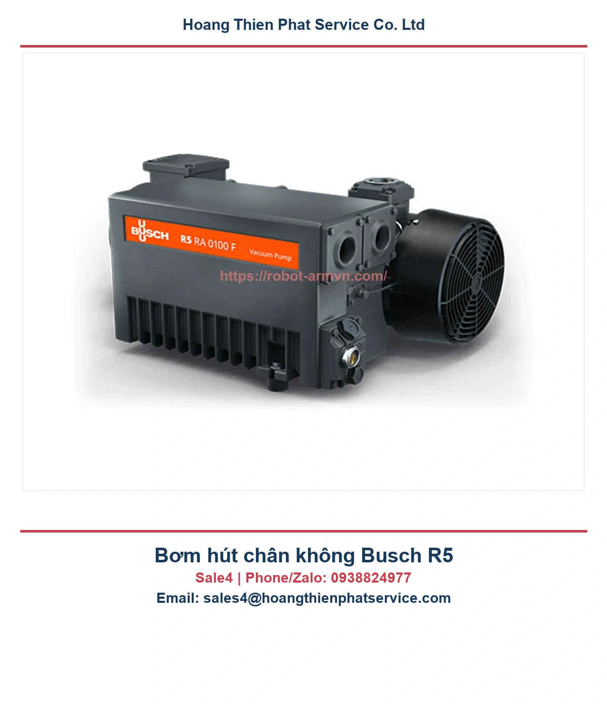 Bơm hút chân không Busch R5