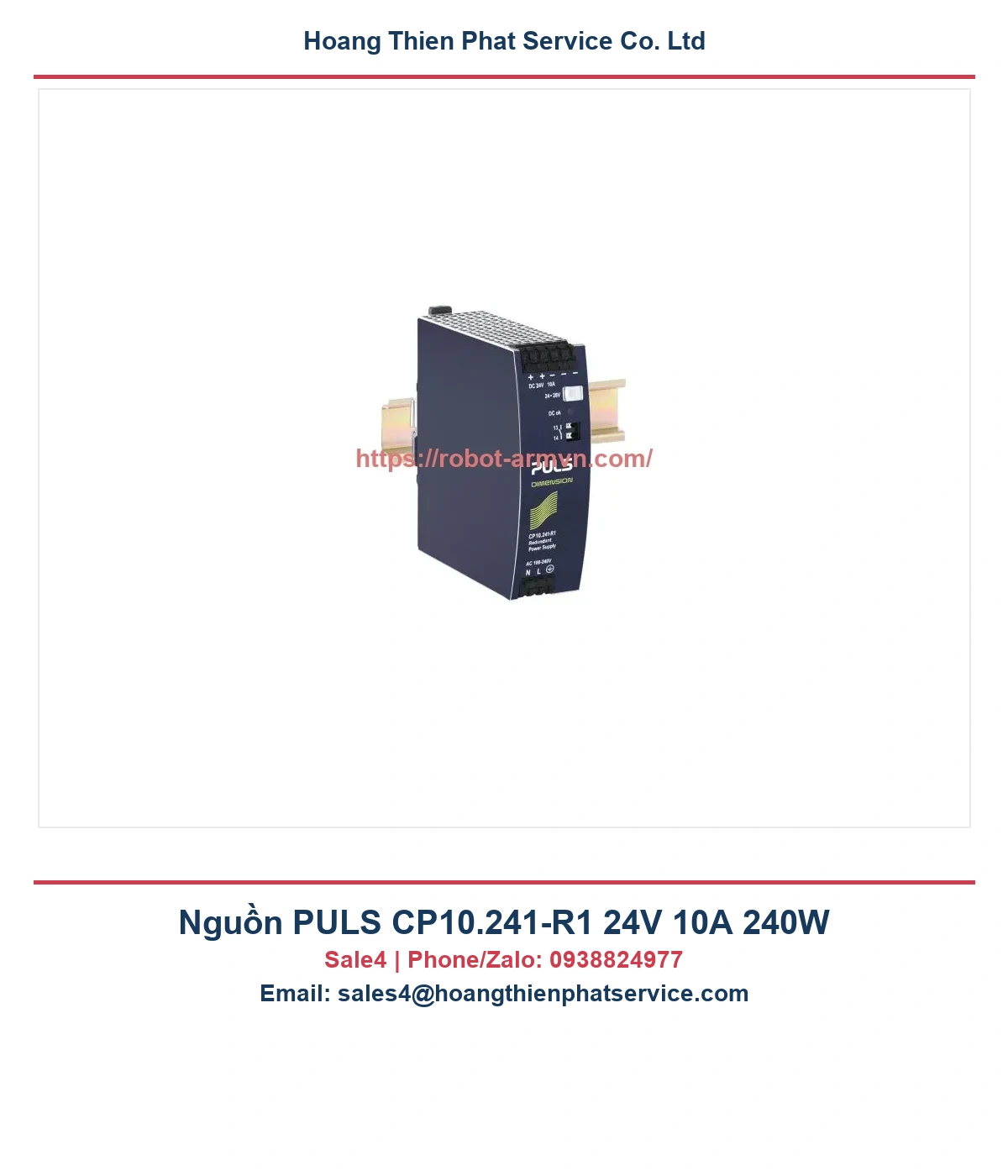 Nguồn PULS CP10.241-R1 24V 10A 240W