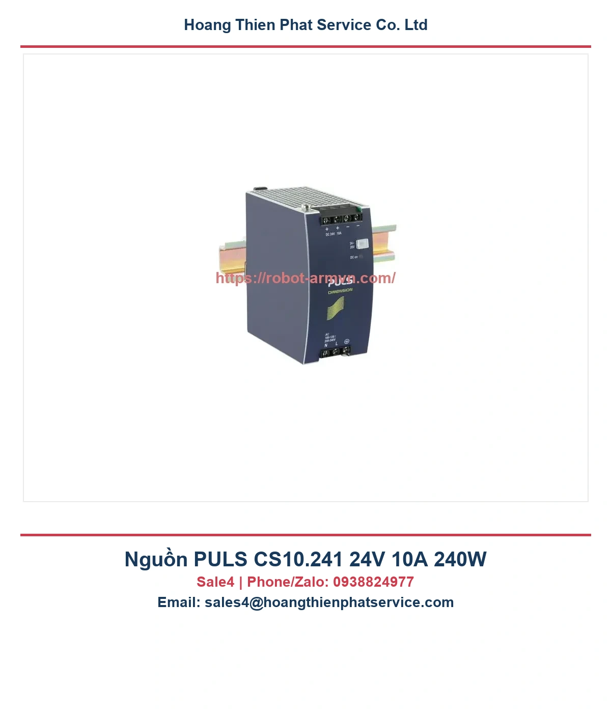 Nguồn PULS CS10.241 24V 10A 240W