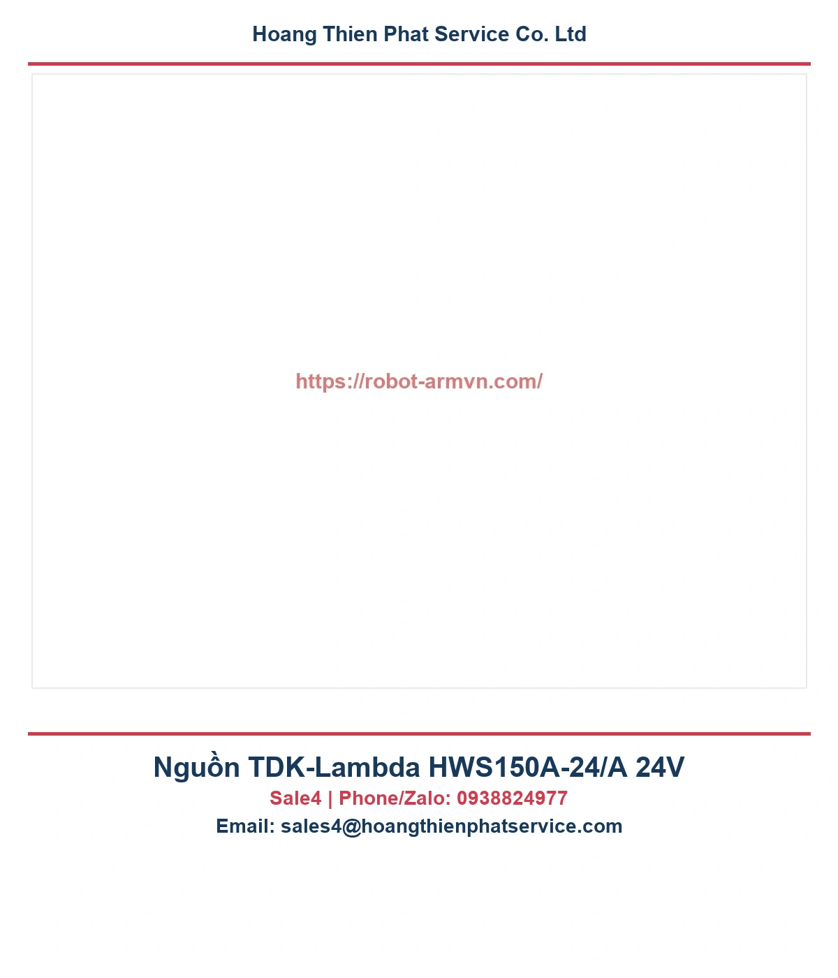 Nguồn TDK-Lambda HWS150A-24/A 24V