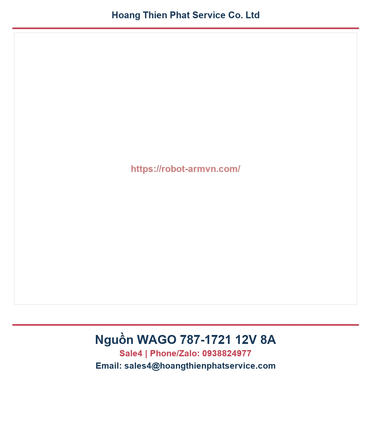 Nguồn WAGO 787-1721 12V 8A