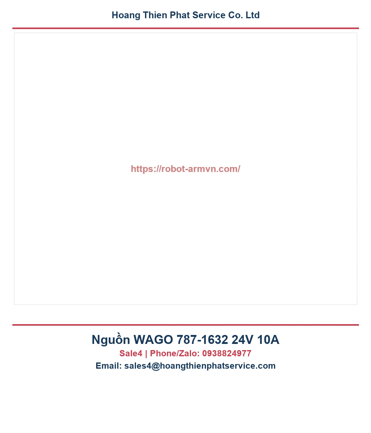 Nguồn WAGO 787-1632 24V 10A
