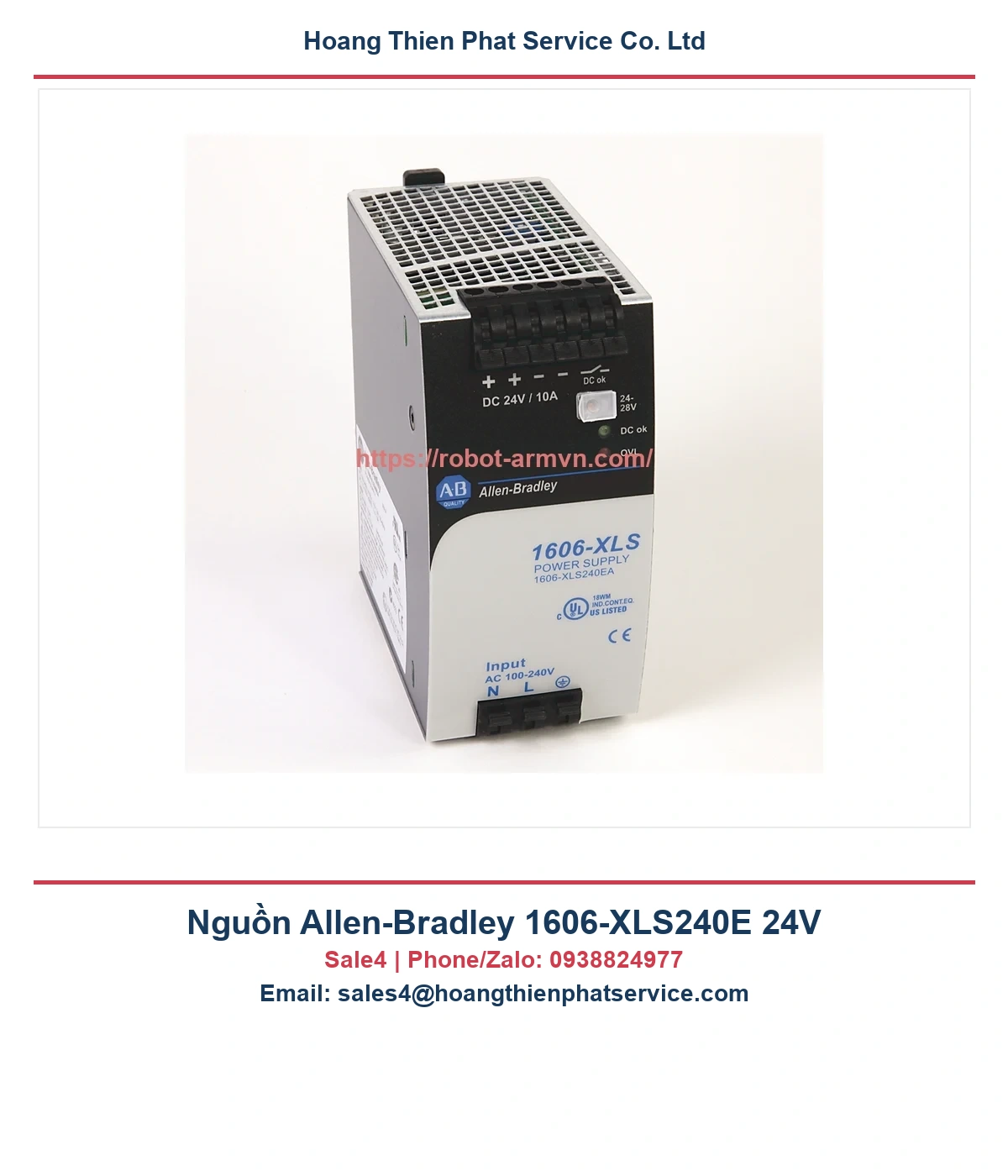 Nguồn Allen-Bradley 1606-XLS240E 24V