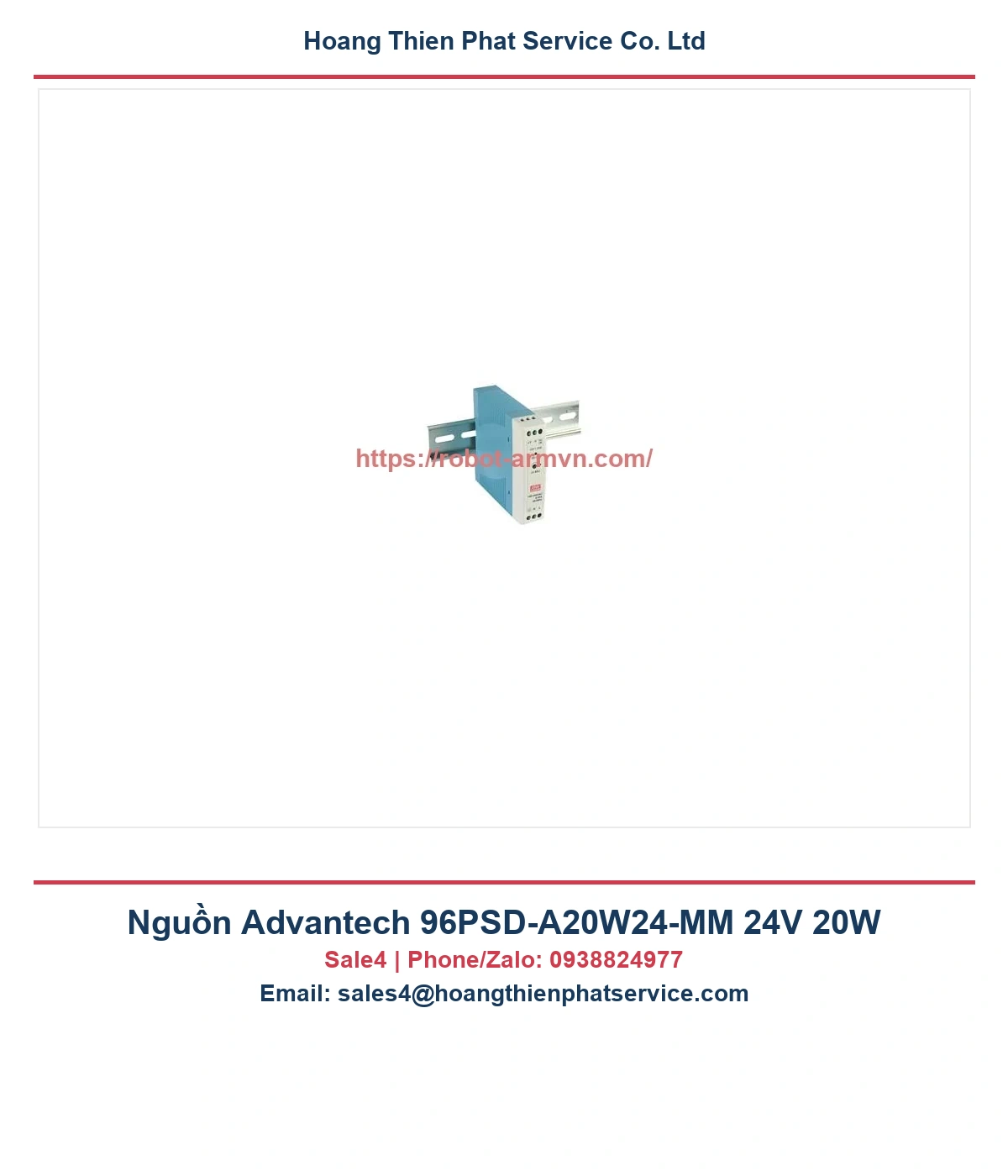 Nguồn Advantech 96PSD-A20W24-MM 24V 20W